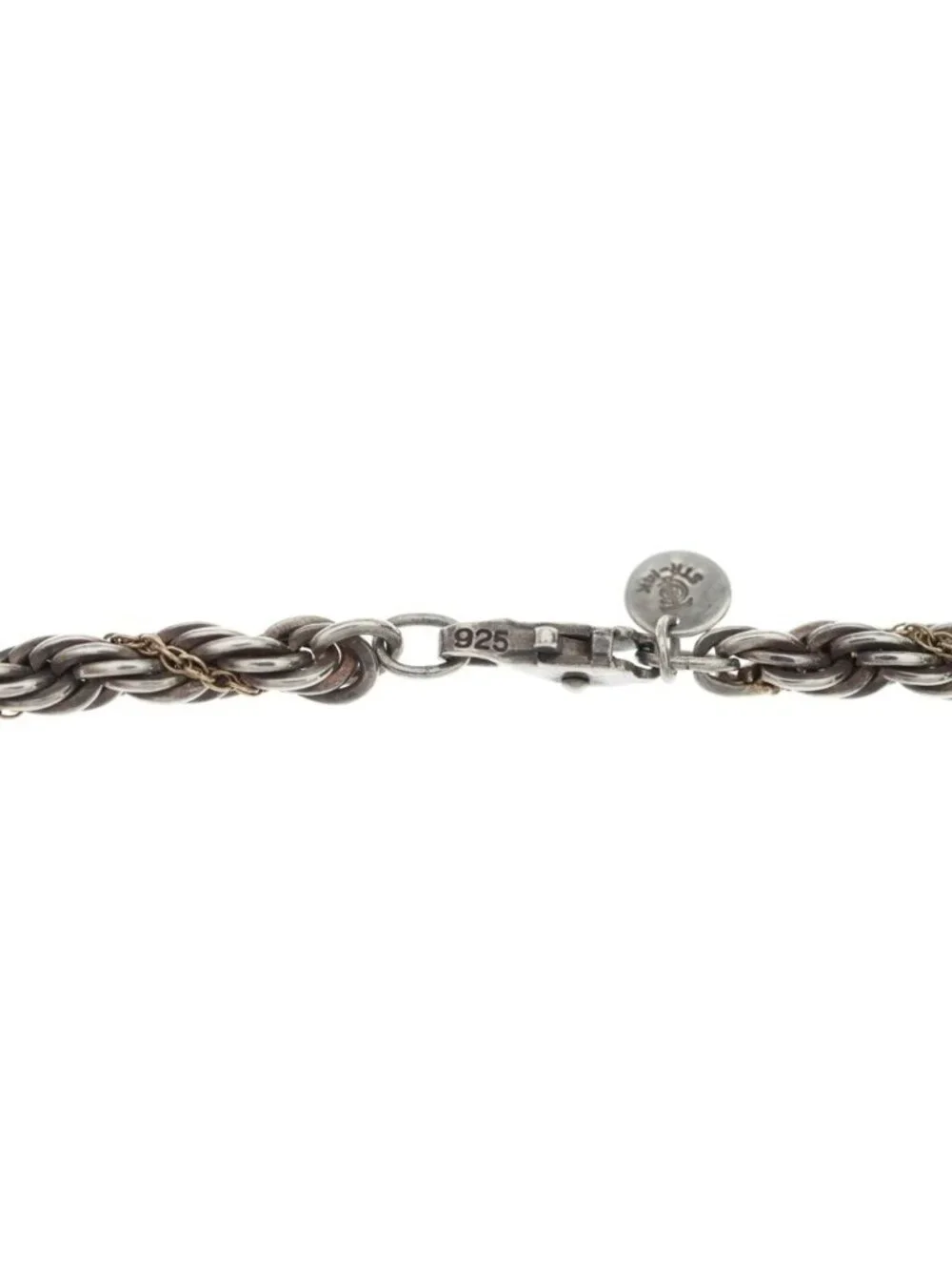 Tiffany & Co Twist Chain Necklace Silver Gold 14K